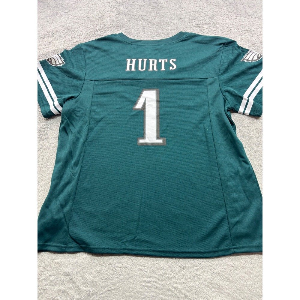 NFL Philadelphia Eagles Jalen Hurts 1 Jersey Womens XL Green NFLPA - Picture 2 of 4